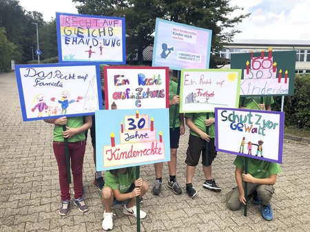 Überall in Deutschland fanden am 20. September 2019 Aktionen statt, bei denen Kinder und Jugendliche klar machten: Kinderrechte ins Grundgesetz, jetzt!