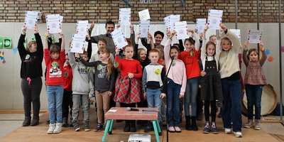 Deutsches Kinderhilfswerk zeichnet Freiherr Spiegel Grundschule in Halberstadt als Kinderrechteschule aus